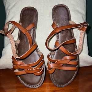 Women’s Braid Brown Sandals